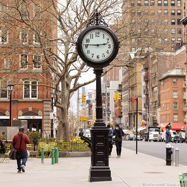 Sidewalk clock,Street Clock,Post Clock