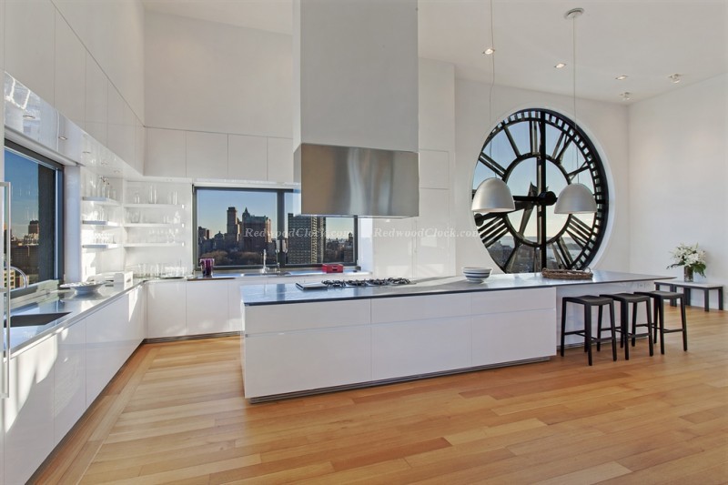 Perspective view Clock Window Apartment