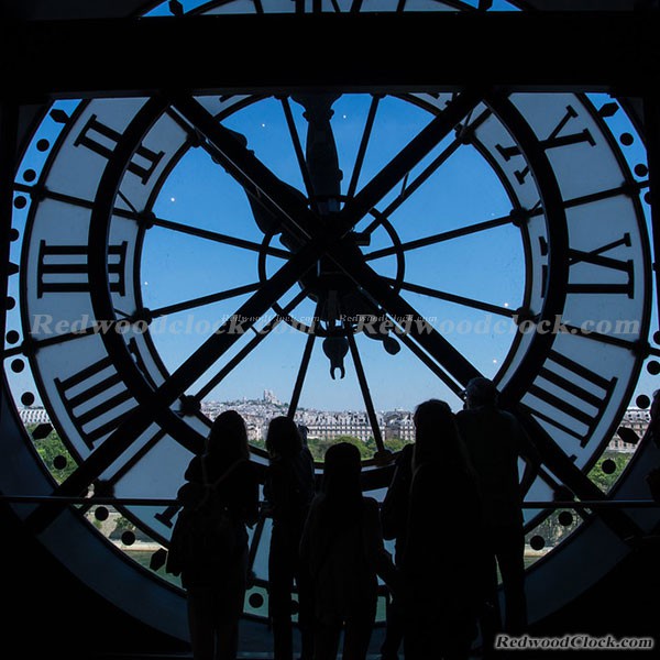 Museum perspective clock window,Museum Clock